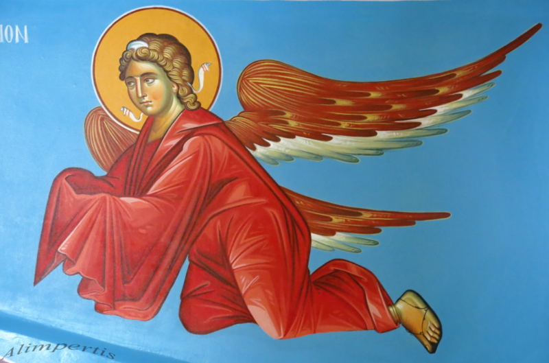 Άγ. Κυρίου ( Διαστ.50 Χ 30, σκόνες αγιογρ.σε πανί )