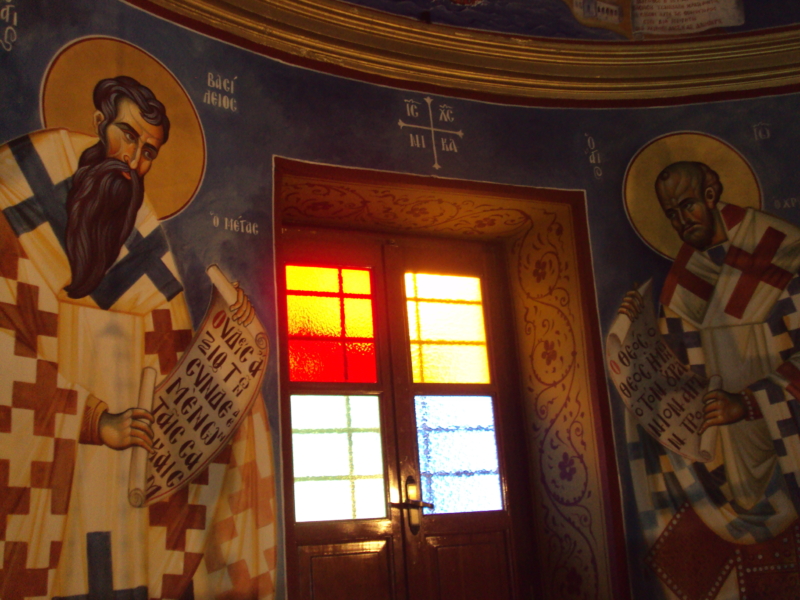 Άγιοι Βασίλειος ο Μέγας, Ιω. Ο Χρυσόστομος – Λεπτομέρεια