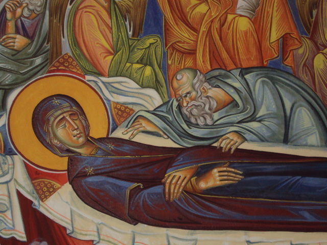Η Κοίμηση της Θεοτόκου – Λεπτομέρεια
