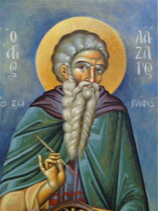 Άγιος Λάζαρος ο Ζωγράφος - Λεπτομέρεια